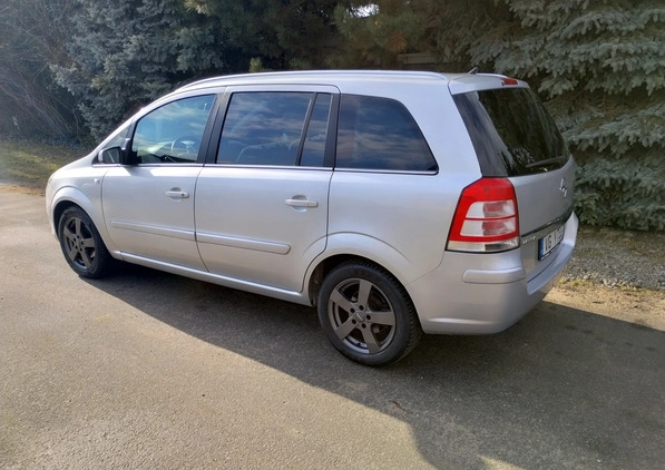 Opel Zafira cena 16900 przebieg: 189000, rok produkcji 2009 z Piotrków Trybunalski małe 56
